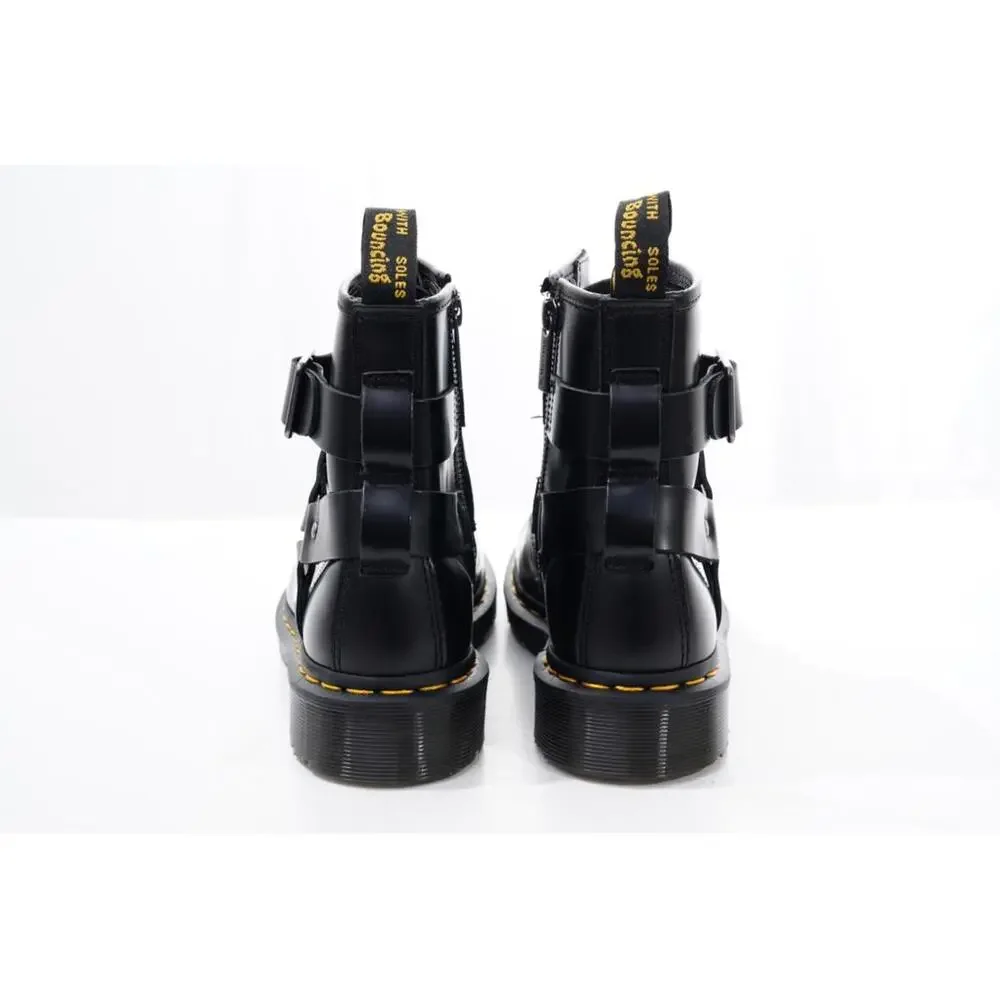 Dr Martens Cristofor Leather Harness Lace Up Boots Women's Sz 6 Shoes